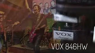 VOX 846HW Wah Pedal Live Demo, (brief wah medley. playing loud Marshall 2061X)