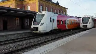 Malmö-Vingåker. Med tåg i Linköping.