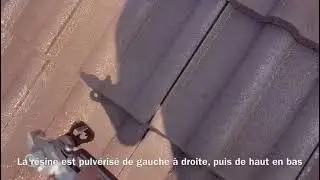 Tuto Application d&rsquo;une r&eacute;sine hydrofuge sur Tuiles (peinture de Toiture)