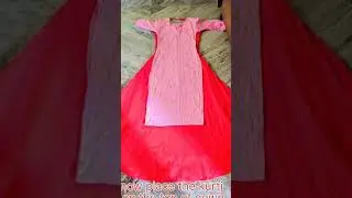 convert a gown into straight kurti #fashion #viral #shortvideos #trending