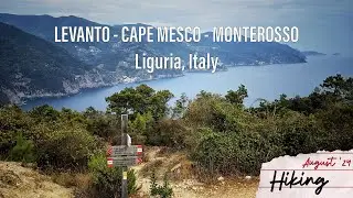 🇮🇹 Hike from Levanto to Monterosso in Liguria 15.08.24 Поход из Леванто в Монтероссо в Лигурии