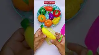 Satisfactory Cutting Sounds - ASMR Toy Vegetables and Fruits! #shorts #asmr  63