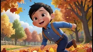 🎵 Fall Leaves Are Falling 🍁🌬️🎶 | Kids Song | Nursery Rhyme | Fun Learning