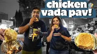 Chicken Vada Pav vs Butter Chicken Pav | Mumbai Street Food | Chembur | Dadar