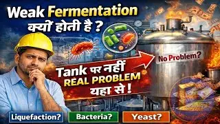 Weak Fermentation क्यों होती है? | Ethanol Plant Real Problem Explained #e2industrialinformation
