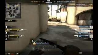 CS:GO Impressive Knife ACE! On Dust 2