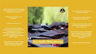 For-Profit Philanthropy | Dadages Advice