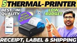 Thermal Label Printer⚡Thermal Label Printer For Small Business⚡Best Thermal Printer For Billing