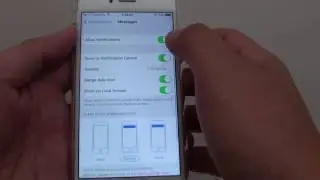iPhone 7: как включить/отключить уведомления о текстовых сообщениях