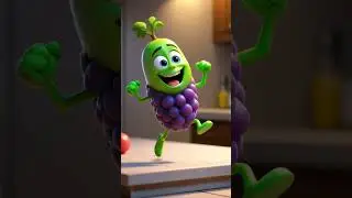 Gary the Grape&rsquo;s Funny Chase 🍇😂🎉👀💥😆👏💕 #viral