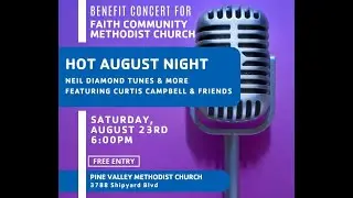 Benefit for Faith Community Methodist Church-Curtis Campbell & Friends-Hot August Night-PVMC-8/23/25