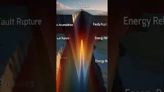 Earthquake Explained in 3D | Seismic Waves Visualised 🌍 #earthquake #ytshorts