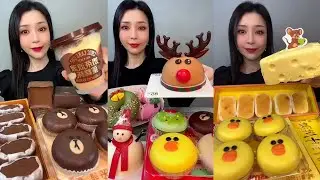 [𝗔𝗦𝗠𝗥] 𝗘𝗮𝘁𝗶𝗻𝗴 𝗖𝘂𝘁𝗲 𝗠𝗼𝘂𝘀𝘀𝗲 𝗖𝗮𝗸𝗲 디저트 먹방 #9🍰 | 𝗘𝗮𝘁𝗶𝗻𝗴 𝗦𝗼𝘂𝗻𝗱 | 𝗠𝗨𝗞𝗕𝗔𝗡𝗚 𝗦𝗛𝗢𝗪