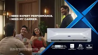 Introducing Carrier Xpert AC with 6-in-1 Inverter Tech | Chill in 6 modes | 20 sec
