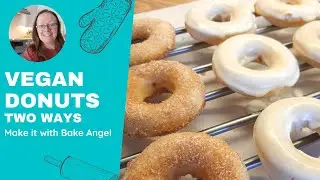 How to make VEGAN RING DONUTS 2 ways | Plant Based Doughnuts recipe