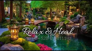 Healing Music for Anxiety & Stress Detox 💧 528Hz + 963Hz &ndash; Sleep Deep Tonight