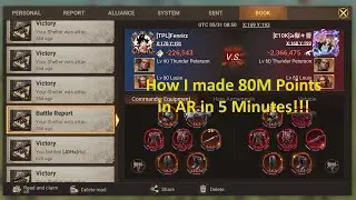 How I made 80M Points in AR in 5 Minutes!!! | Doomsday: Last Survivors
