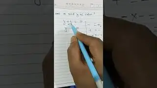 find the valye of y ,y ka value kaise nikale.👍👍👍👍👍👍👍👍👍