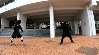 츠바이핸더(투핸더소드) vs 창....(zweihander(two handed sword)  vs spear)