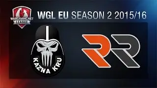 World of Tanks - Kazna Kru vs. Rusty Roster - WGLEU Season 2 2015/16 - Matchweek 1, Day 4