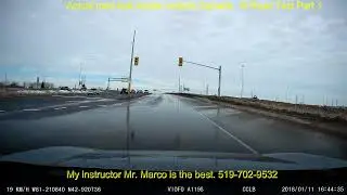 Actual road test london ontario Canada  G Road