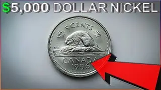 Extremely Rare 1996 Canadian Attached Six Nickel