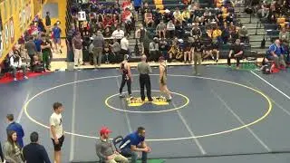 160 lbs Trevor Hunefeld vs Nick Arnold, Monrovia (W2-0 Pin) Mooresville Champ  Round 1
