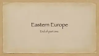 Eastern Europe Part 1- Wine Presentation