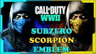 Call of Duty WWII: How to do Subzero/Scorpion Emblem Tutorial