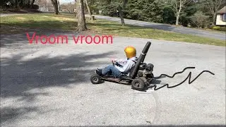 Predator 212 on a drift go kart