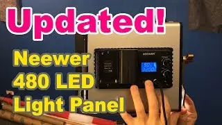 Обновленная светодиодная панель Neewer 480 с регулируемой яркостью и новым цифровым дисплеем!