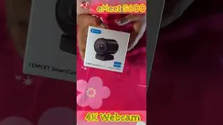 Unboxing eMeet S600 4K Webcam 🔥 Crystal Clear Quality! #eMeetS600 #Webcam #4KWebcam #techgurusumit