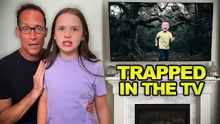 TRAPPED in the Television! My Son Got Stuck In the TV | the McCartys spooky compilation