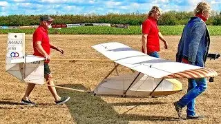 HUGE RC SCALE SAILPLANE GLIDER AVIA-152-A FLIGHT DEMONSTRATION
