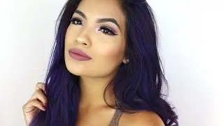 Purple Full Face Makeup Tutorial  - Belinda Selene