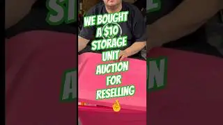 $10 Storage Unit Auction WIN! UNBOXING HIDDEN TREASURES 🤑#StorageUnitAuction #StorageWars #Reselling