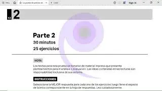 PAA. Prueba de Aptitud Acad&eacute;mica. Redacci&oacute;n