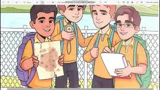  قصةThe adventure of the hidden island للصف الثاني الاعدادي جزء1 #المنهج_الجديد المعاصر صفحة 289-293