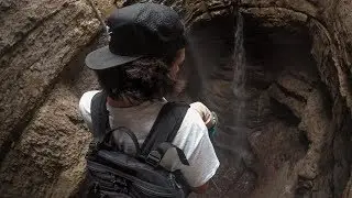 RAPPELLING DOWN A 150 FT. CAVE in 4K