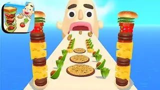 Sandwich Runner  - Gameplay Walkthrough All Levels (iOS, Android)