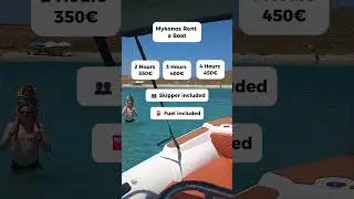 Mykonos Rent a Boat
