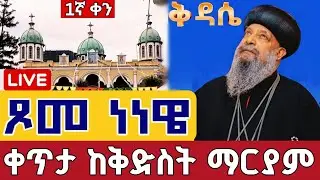 ❗️❗️Live ነነዌ ጾም 1ኛ ቀን❗️ጥር 25 ቀጥታ ከመንበረ ፓትርያርክ ቅድስት ማርያም || From 5 kilo St. Mary Nenewie Tsome Feb 2