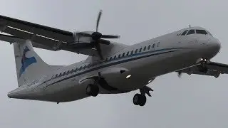Summit Air ATR 72-202 [C-GUSA] Landing at Edmonton Airport ᴴᴰ