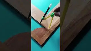 Simple way to measure wood Curves #woodworking #woodwork #carpentry #homedecor #diy #tips #tricks