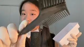 ASMR easter bunny dyes your bald head I hair salon roleplay