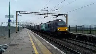 DRS 88006 passes through Cheddington hauling a tesco modal with a 2 tone 19/01/26