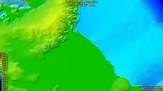Palmer Land, Antarctica, sea level rise -135 - 65 m