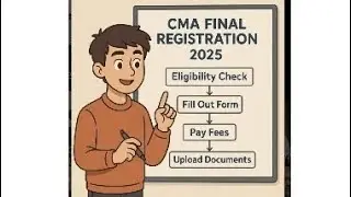 cma final registration dec 2025 and onwards must watch #cma #cmainter #cmafinal