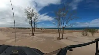 (360˚ view) Sunset hill to dune buggy junction | Silver Lake State Park | Off-Road Vehicle Area