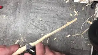 Carving Wooden Wand